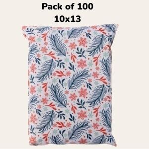 100 Pack of 10x13 PolyMailers WINTER PINES - Shipping Supplies Mailers